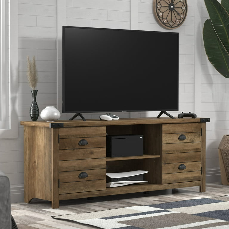 Hillsdale Living Essentials 60 inch Rustic Oak Gaming Ready TV Hillsdale Living Essentials 60 inch Rustic Oak Gaming Ready TV