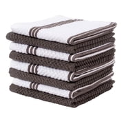 Living Fashions 8 Pack Cotton Terry Kitchen Dishcloth - 12 x 12