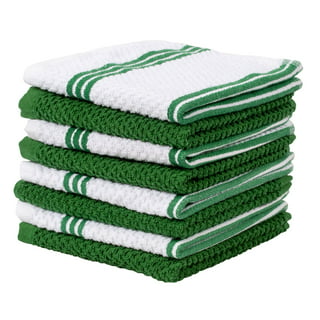 100% Cotton Dish Cloth Wash Cloth Hand Towel Set of 8 or 16 Kitchen  Bathroom Linens Cleaning, 1 unit - Kroger