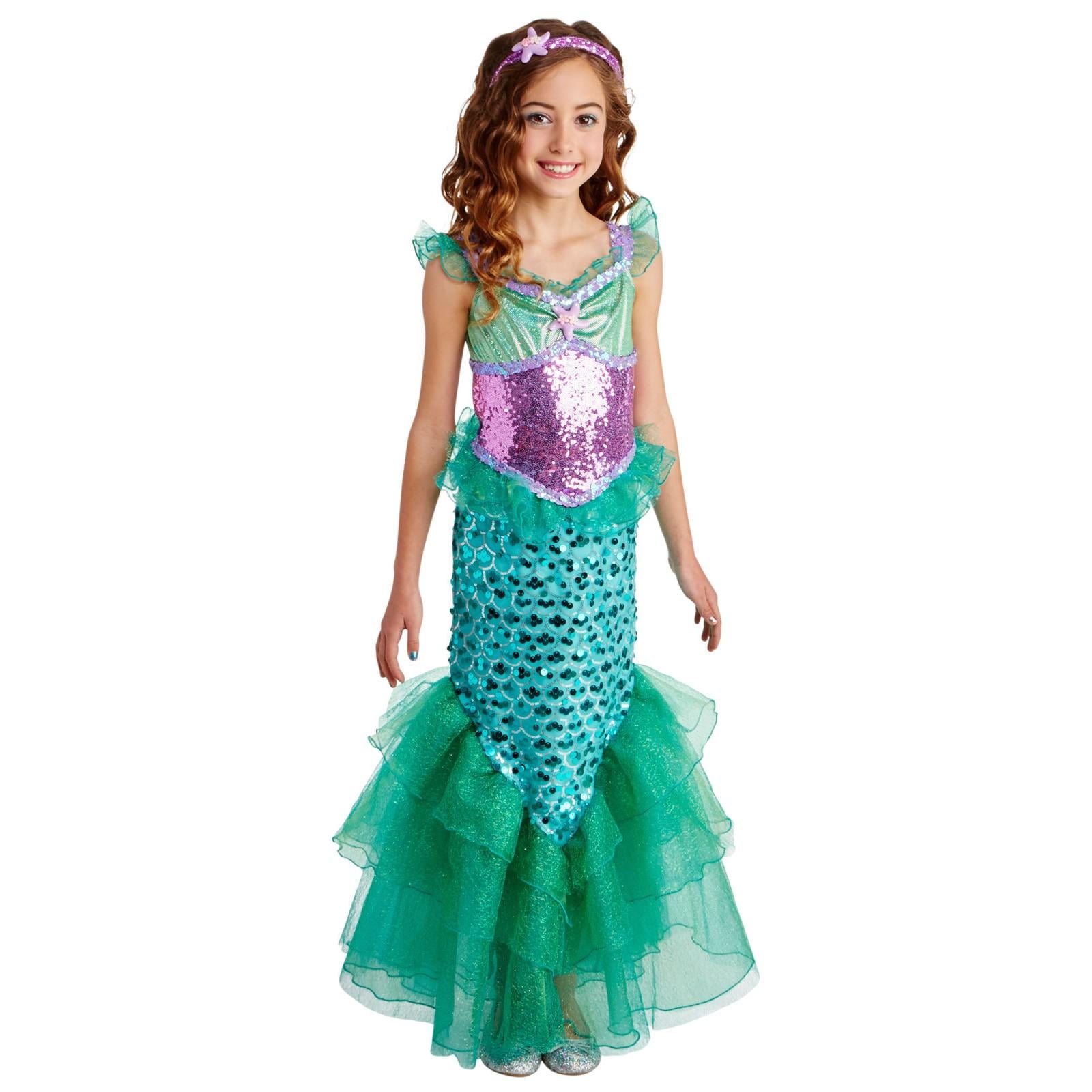Childrens mermaid clearance fancy dress costume