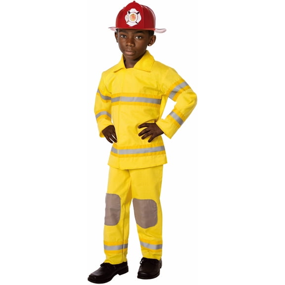 Child Fireman Boys Costume Medium 8 - 10