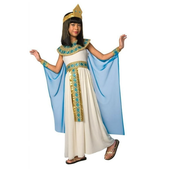 Living Fiction Egyptian Cleopatra Halloween Fancy-Dress Costume for Child, Little Girls S