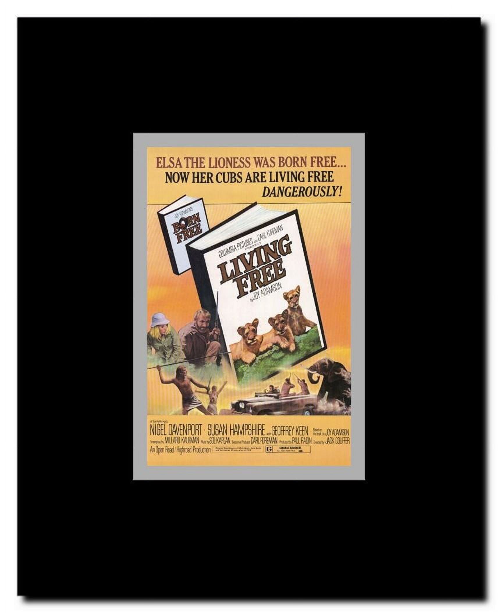 Living Free Framed Movie Poster