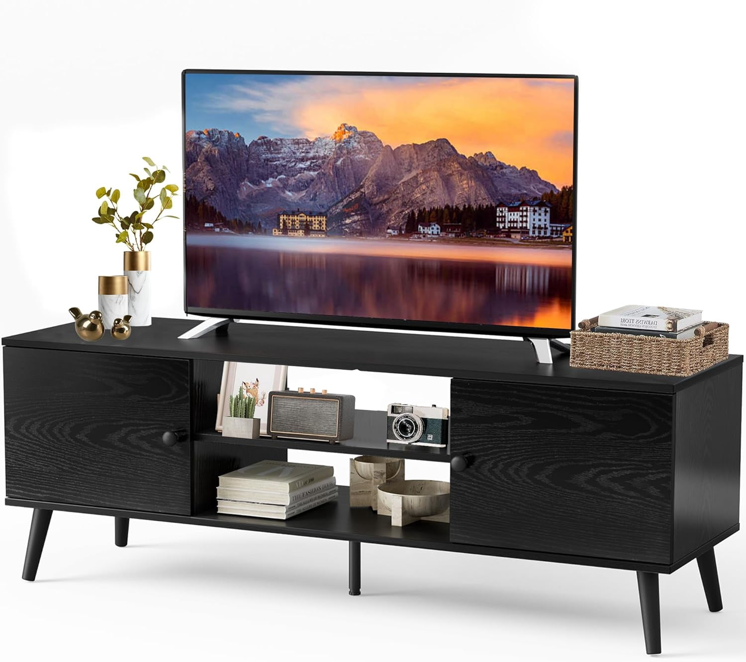 Living&Giving TV Stands for 55 60 Inch Entertainment Center with ...