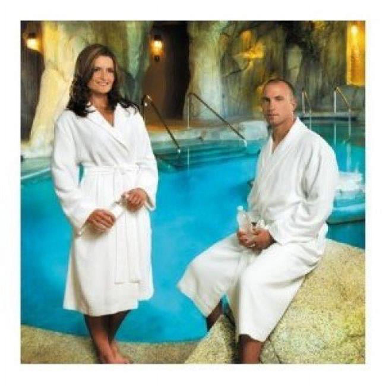 Wellness Robe Living Health Products 35_DC_30059 Bamboo Robe -White- 2X- Large ...
