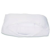 Deluxe Comfort Microbead Cloud Hypoallergenic-Spandex (15%) / Nylon (85%) Blend-Unique Design Adjusts Shape-Pillow Cover, Small, White