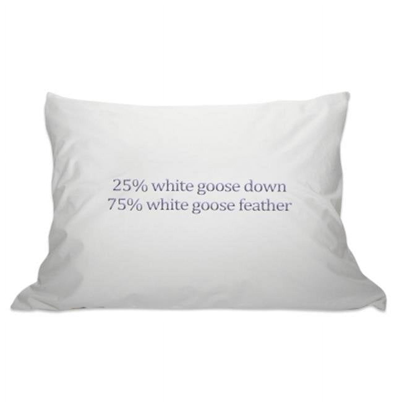 East Coast Bedding 25/75 Blend White Goose Down Pillow Filler