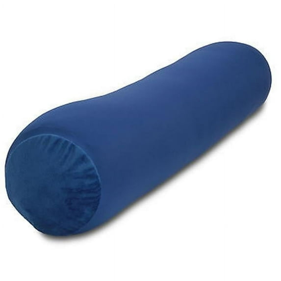 Living Health Products LRGMBR-DBlue-04 Microbead Body Pillow Dark Blue - Mooshi Squishy Soft Cover