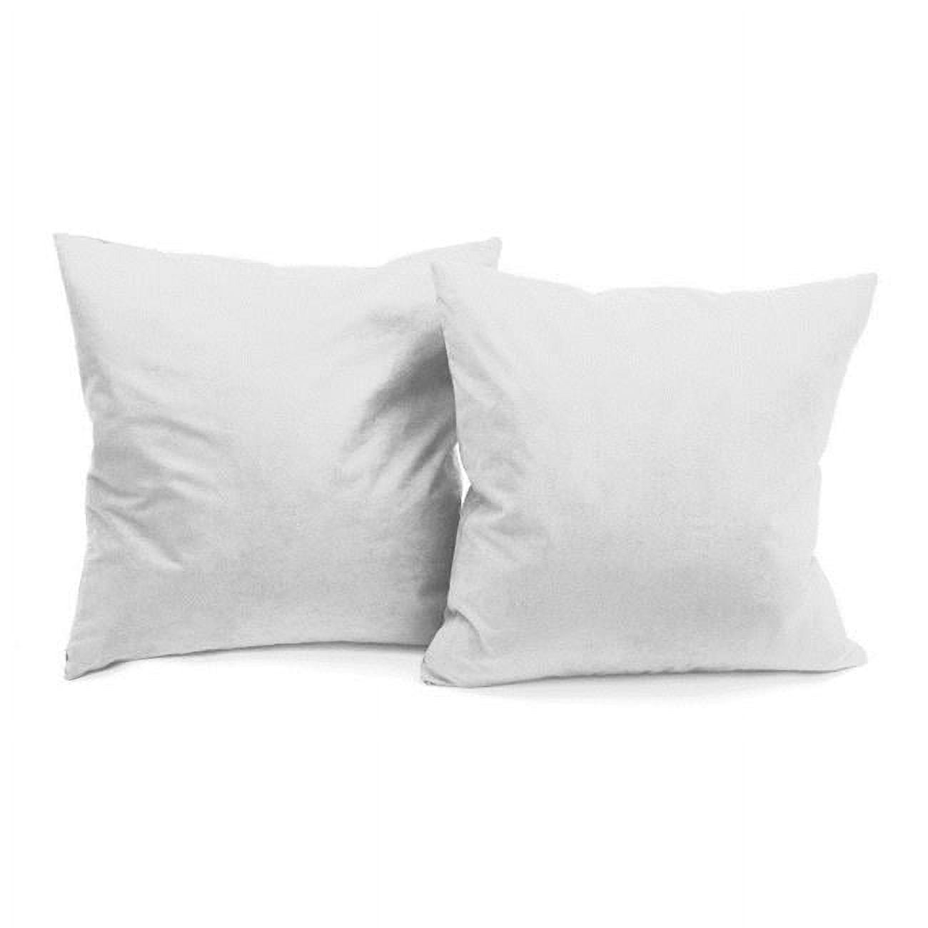 Living Healthy Products MS-18x2-Grey Grey Microsuede Couch Pillows