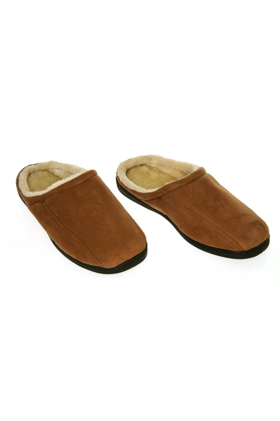 Memory Foam Suede Fleece Lined Slippers