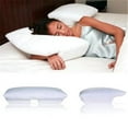 thumbnail image 1 of Living Healthy Products BSP-002-SM Small Better Sleep Pillow Cream Velour Cover, 1 of 5