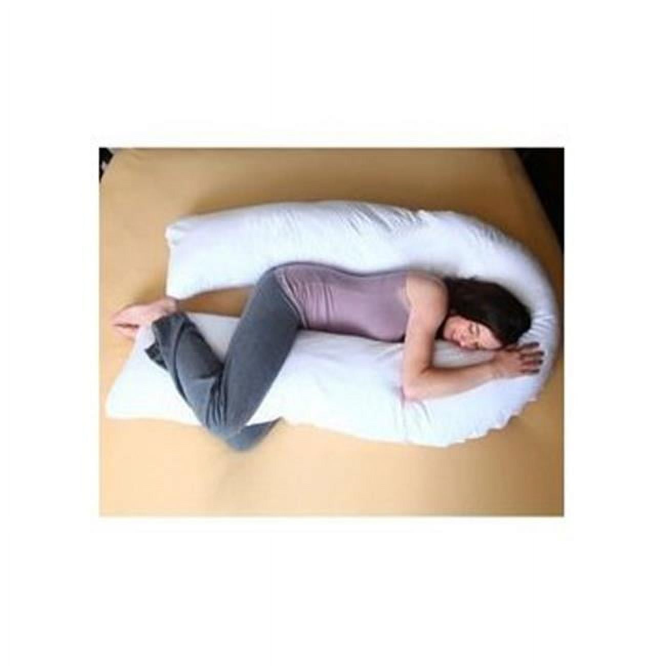 Full Body Pillow- 7 in 1 Jumbo Pillow with Removeable Cover Comfortable U-Shape for Support Sleeping Lounging Studying More by Lavish Home