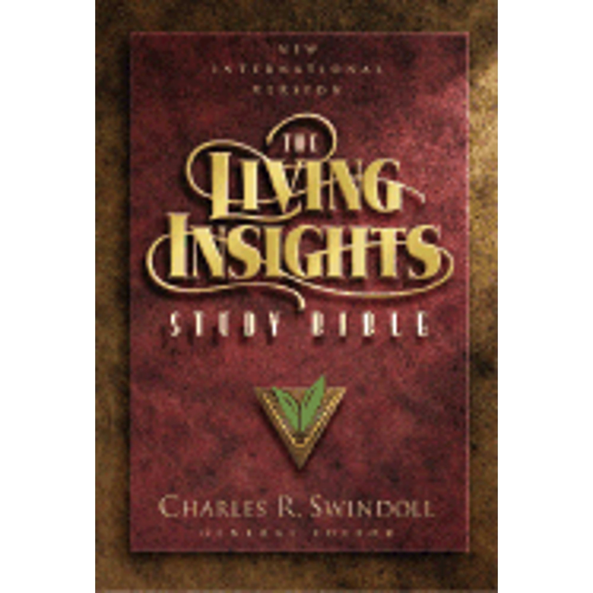 Living Insights Study Bible (Hardcover) by Dr. Charles R Swindoll