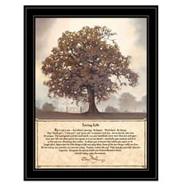 "Living Life" By Bonnie Mohr, Ready to Hang Framed Print, Black Frame