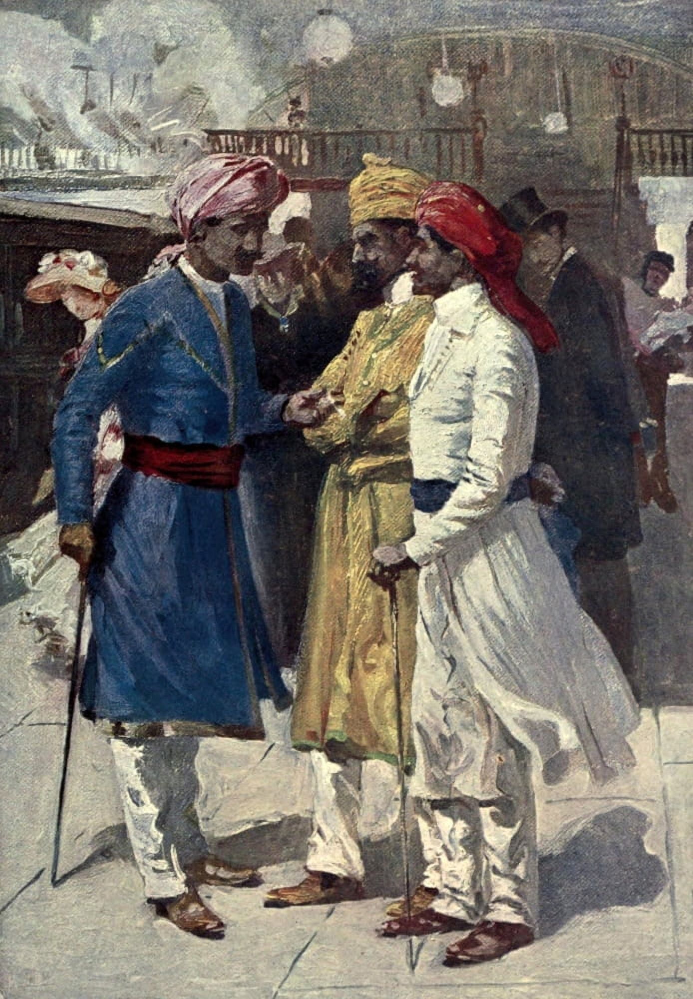 Living London 1902 Orientals Canvas Art - Herbert H Fl???re (18 x 24)