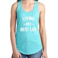 thumbnail image 1 of Living My Best Life Racerback Tank, 1 of 3