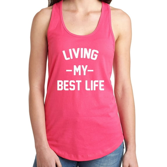 Living My Best Life Racerback Tank