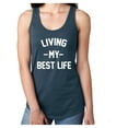 thumbnail image 1 of Living My Best Life Racerback Tank, 1 of 2