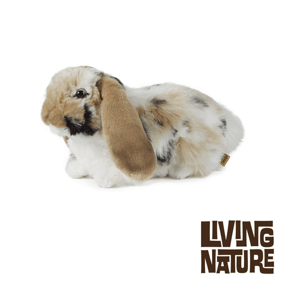 Living Nature 12" Plush Brown Dutch Lop Ear Plush Animal
