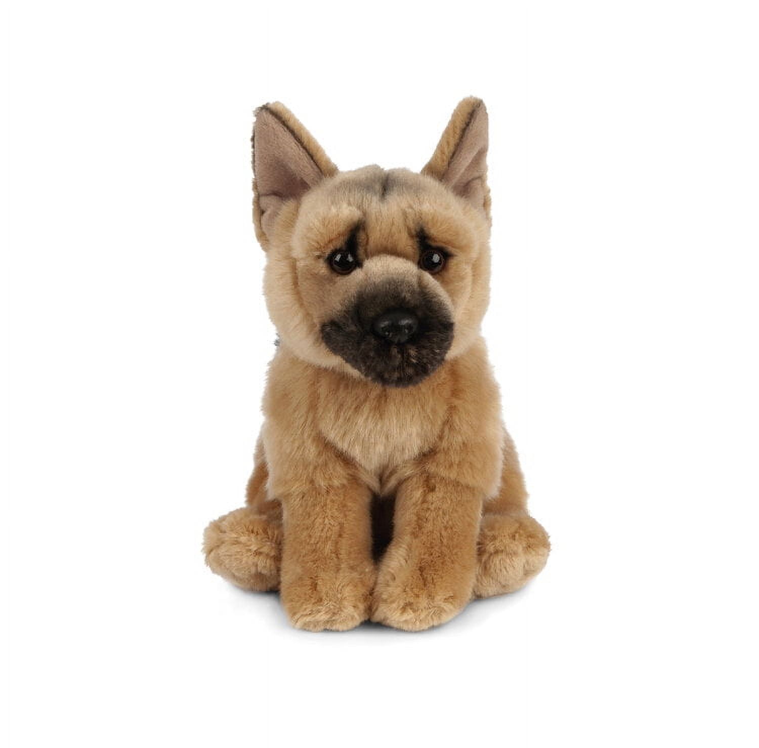 Living Nature Brown German Shepherd Plush Toy