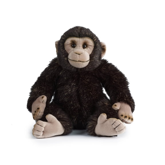 Living Nature Sloth Plush Toy, Realistic Soft Wildlife Animal, 24cm/9.4in Stuffed Toy with Velcro Hands and Educational Fact Tags