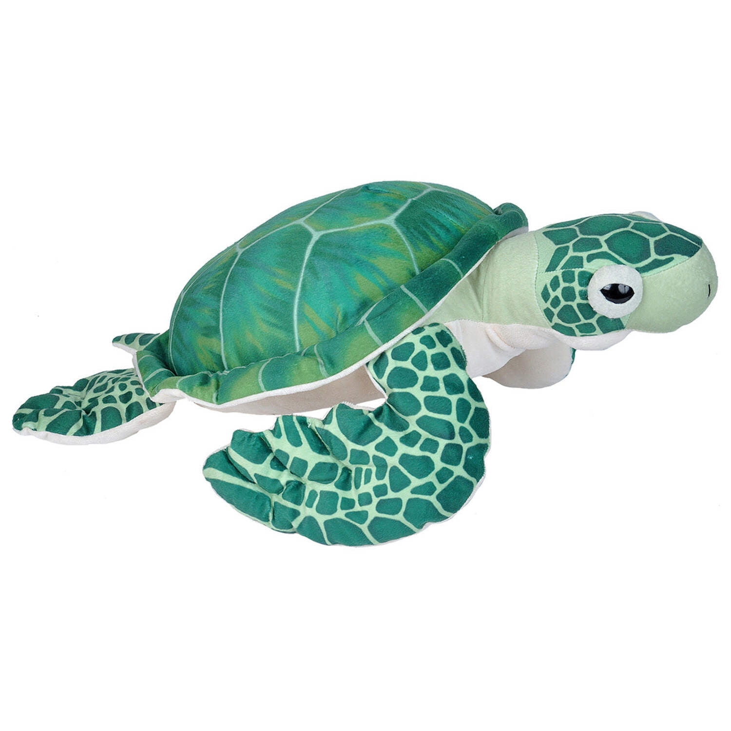 Large Green Sea Turtle Plush Stuffed Animal Toy, 23 Inches