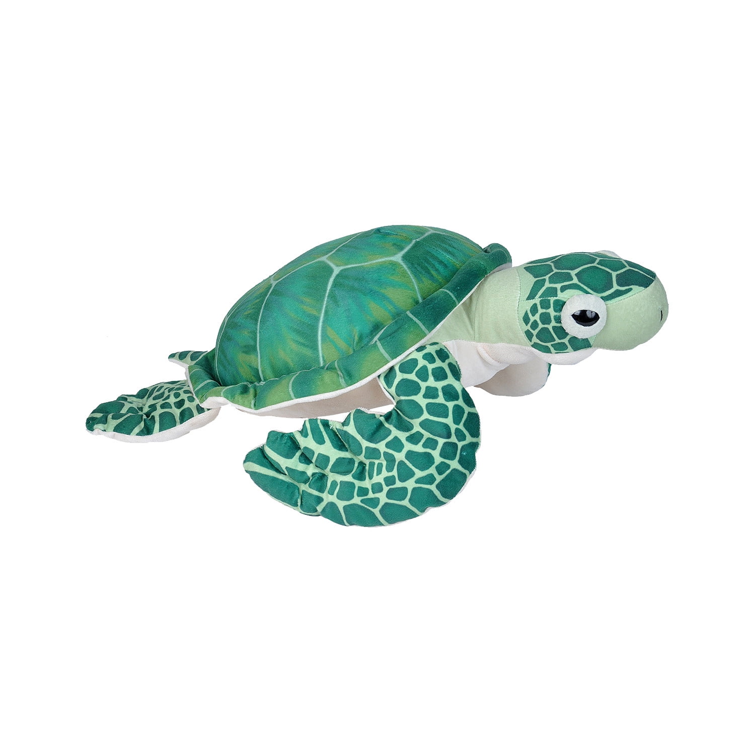 Large Green Sea Turtle Plush Stuffed Animal Toy, 23 Inches
