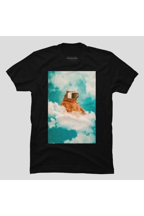 Living On The Cloud Funny Tech Programmer Graphic, H28795 Unisex T-Shirt, Up to 5XL Available