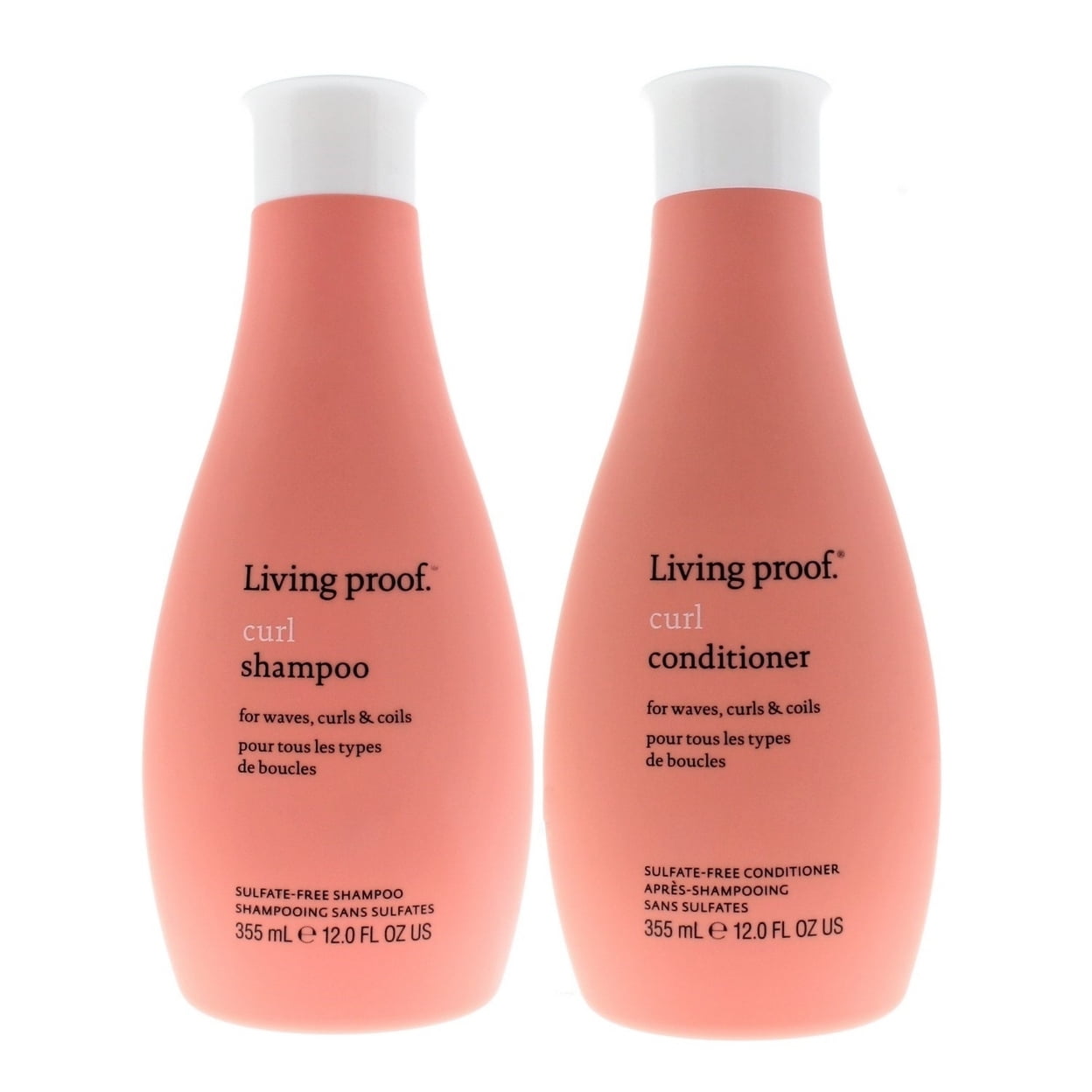 Living Proof Curl Shampoo and Conditioner 355ml/12oz Set