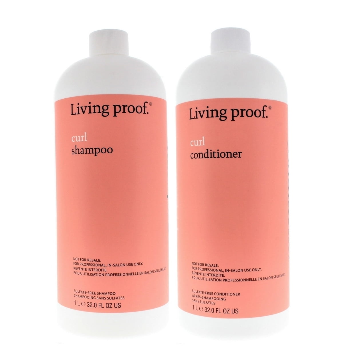 Living Proof Curl Shampoo and Conditioner Liter/32oz Set