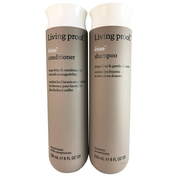 Living Proof No Frizz Daily Conditioner & Shampoo with Full Size Set, 2 Piece