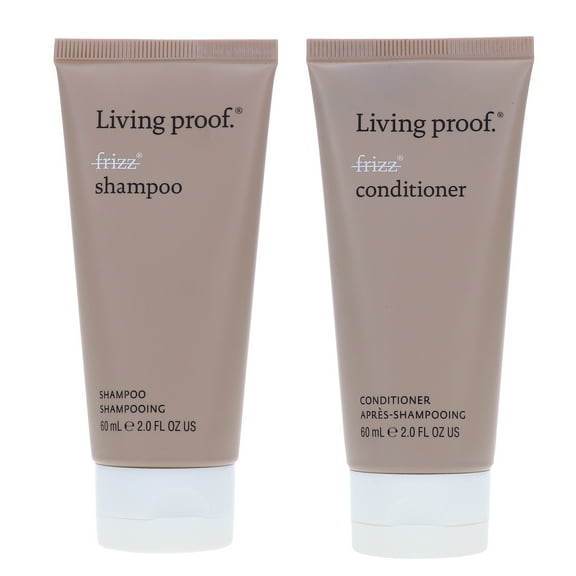 Living Proof No Frizz Shampoo 2 oz & Conditioner 2 oz Combo Pack