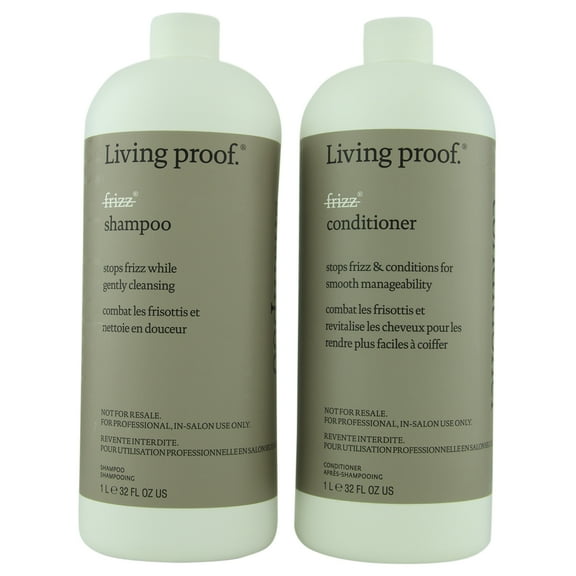 Living Proof No Frizz Shampoo & Conditioner 32 Oz Set