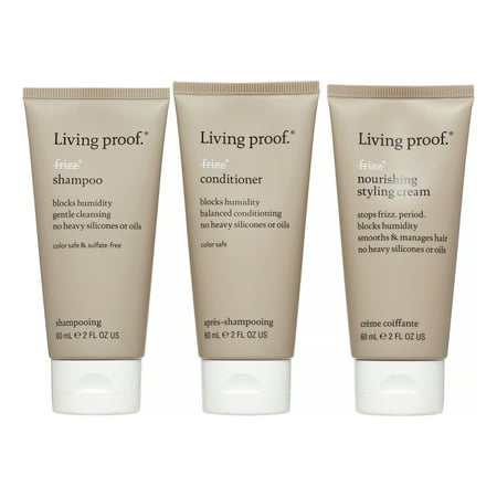 Living Proof No Frizz Travel Kit, 3 Count