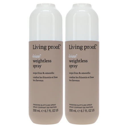 Living Proof No Frizz Weightless Styling Spray 6.7 oz 2 Pack