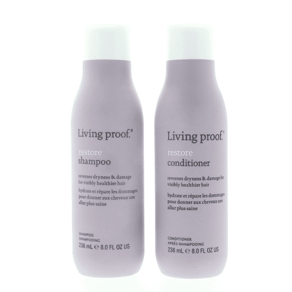 Living Proof Restore Conditioner, 8 oz 1 Pc, Living Proof Restore Shampoo, 8 oz 1 Pc