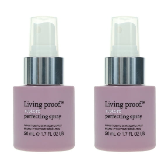 Living Proof Restore Perfecting Hairspray Travel Size 1.7 Oz. Two Pack