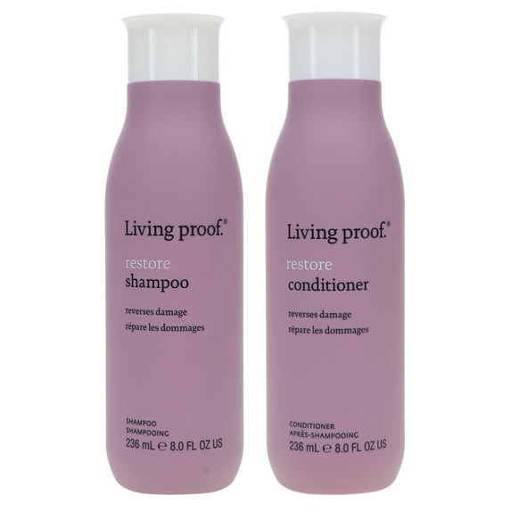 Living Proof Restore Shampoo 8 oz & Conditioner 8 oz Combo Pack