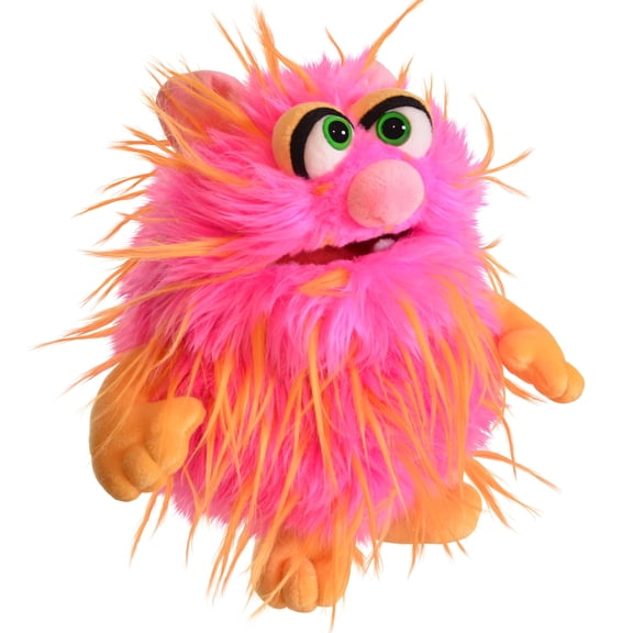 Living Puppets 9-Inch Plush Friendly Monster Hand Puppet, Small Size, Easy for Toddlers Age 3+