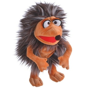 Living Puppets: Pik The Brown Hedgehog - 12" Plush Hand Puppet, Handmade, Moving Mouth, Soft Animal Companion Character, Play & Develop Toy, Kids 3+