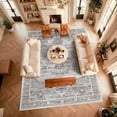 thumbnail image 1 of Living Room 10x14 Area Rugs - Washable Lightweight Area Rug Stain Resistant Carpet Vintage Soft Rugs for Bedroom with Non Slip Backing Indoor Ultra-Thin Rugs Home Decor 10x14 Grey, 1 of 7