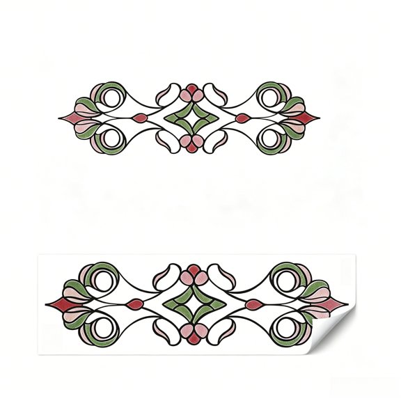 Living Room Abstract Geometric Pattern Wall Stickers for Door Bedroom Decoration
