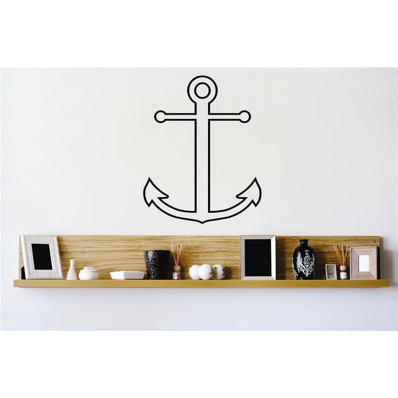 Living Room Art Anchor Pirate Ship Boat 20x20 Inches