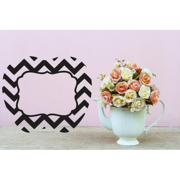 Living Room Art Apple Zigzag Print Pattern 16x24"