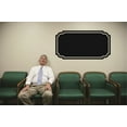 thumbnail image 1 of Living Room Art Artistic Corner Rectangular Frame Silhouette 16x24", 1 of 1