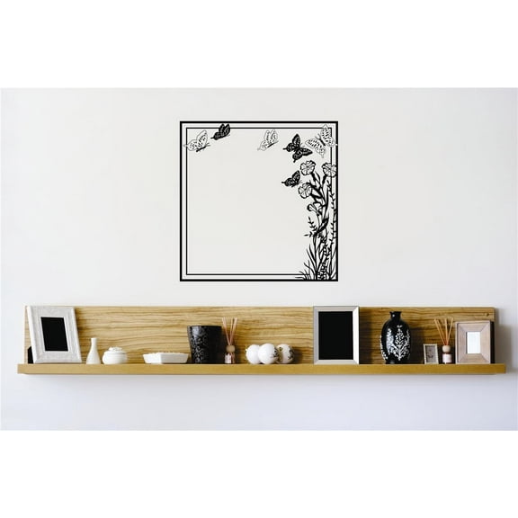 Living Room Art Butterfly Frame 12x12"