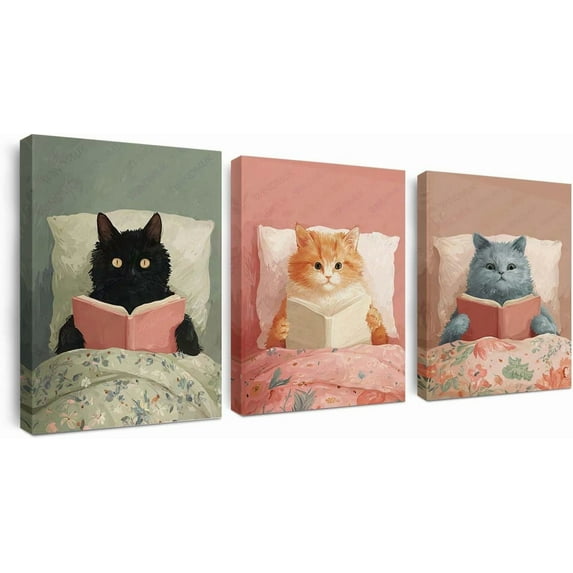 Living Room Art Canvas,Swan Canvas Wall Art Set of 3 Pictures for Modern Home Decor Living Room Decoration Gift for Housewarming and Special Occasions