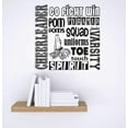 thumbnail image 1 of Living Room Art Cheerleader Go Fight Win Pom Poms Squad Girl 20x20", 1 of 3