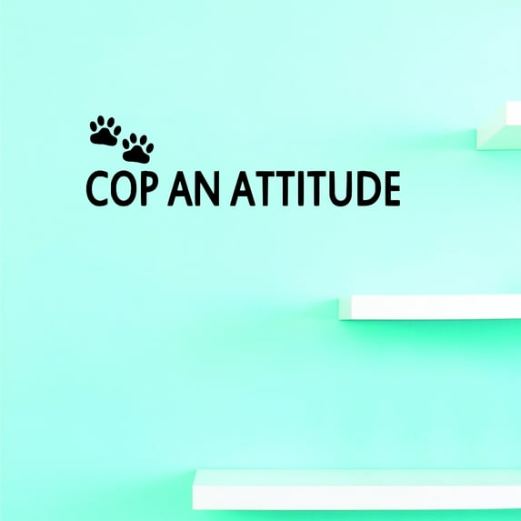 Living Room Art Cop An Attitude 12 X 30 Inches