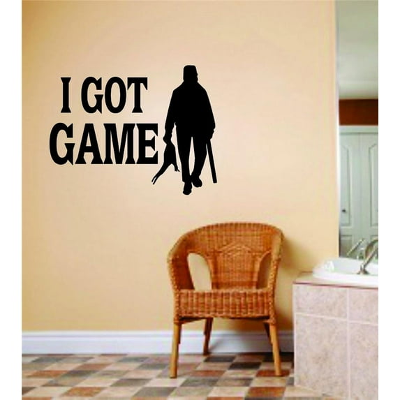 Living Room Art I Got Game Image Animal Hunting Hunter Man Gun Boys Men Kids Bed Room Sports 14 X 14 Inches